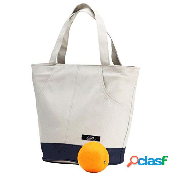 Grande Capacidade Almoço Saco Picnic Lunch Bag Recipiente
