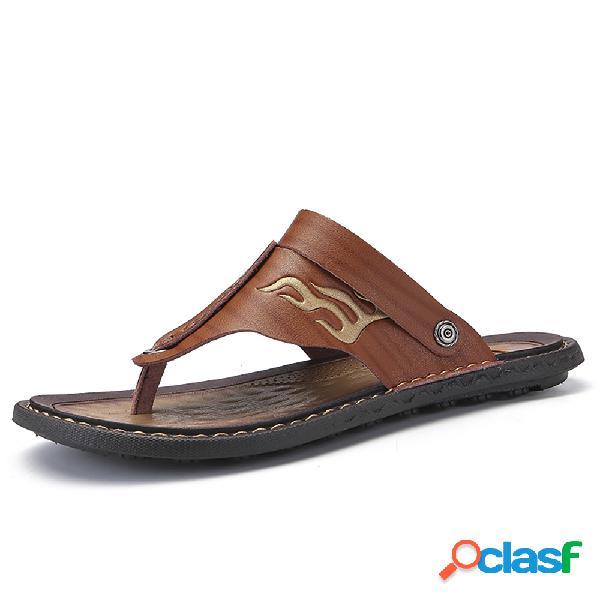 Homens Ajustável Salto Strap Clip Toe Confortável Soft