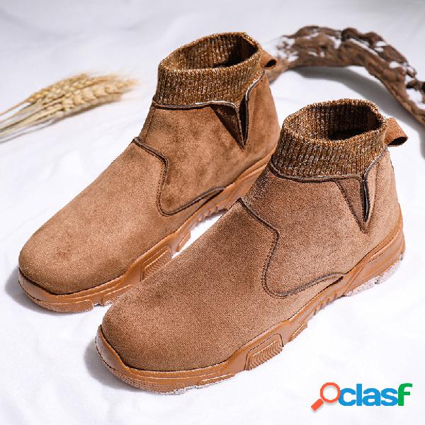 Homens Camurça Antiderrapante Botas Casual