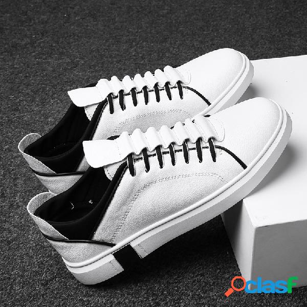 Homens Comfy Lace Up Casual Trainers