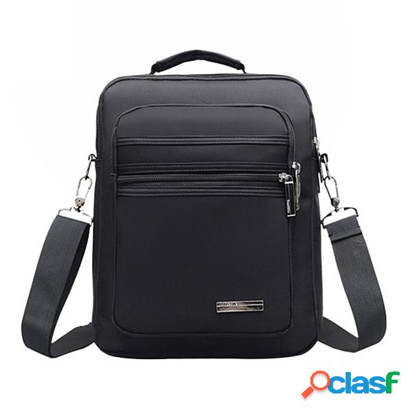 Homens Nylon Outdoor Casual Impermeável Grande Capacidade