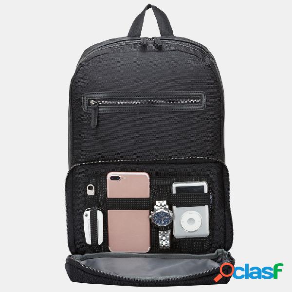 Homens Sólidos Multifuncionais Bolsa Mochila de grande