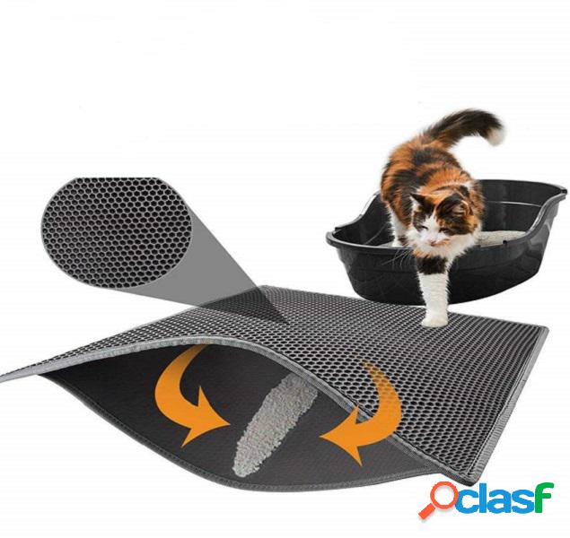 MECO Portable Double-Layer Cat Litter Foam Mat Caçador