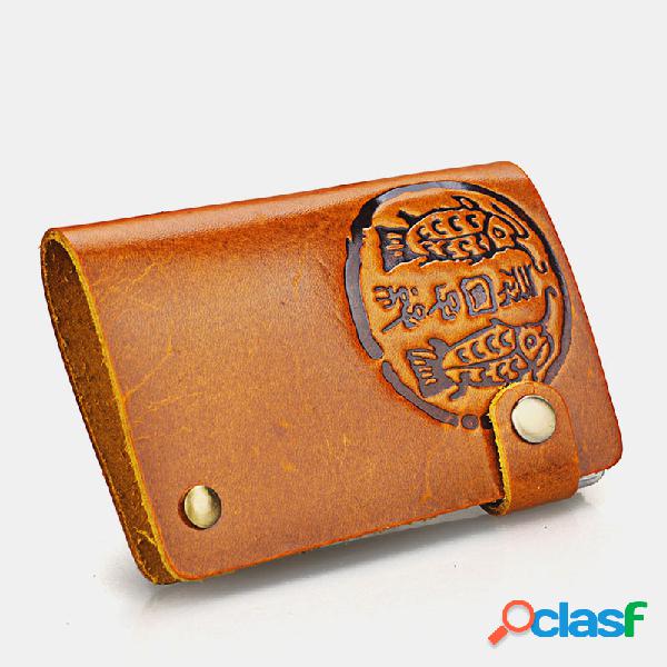 Men Titular do cartão vintage Purse Carteira curta