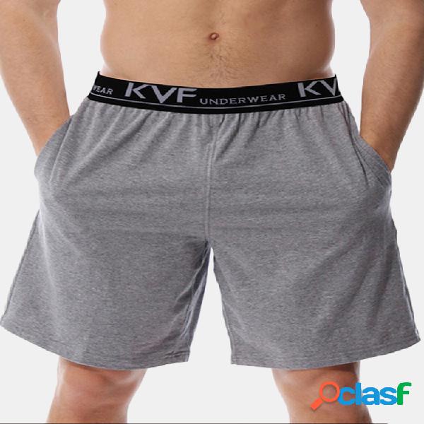 Mens 100% Algodão 7 Cores Pijamas Respirável Impresso
