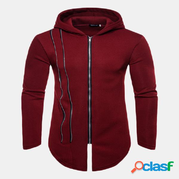 Mens Hoodies Moletom Com Capuz De Lã Polar Mais Quente