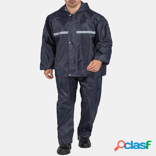 Mens Poncho Caminhadas ao ar livre Impermeável Impermeável