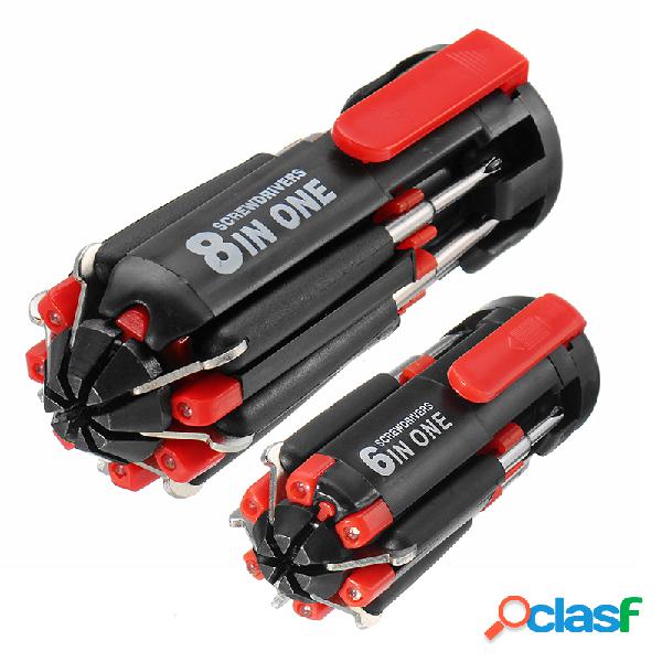 Raitool ™ 6/8 em 1 multi-função chave de fenda
