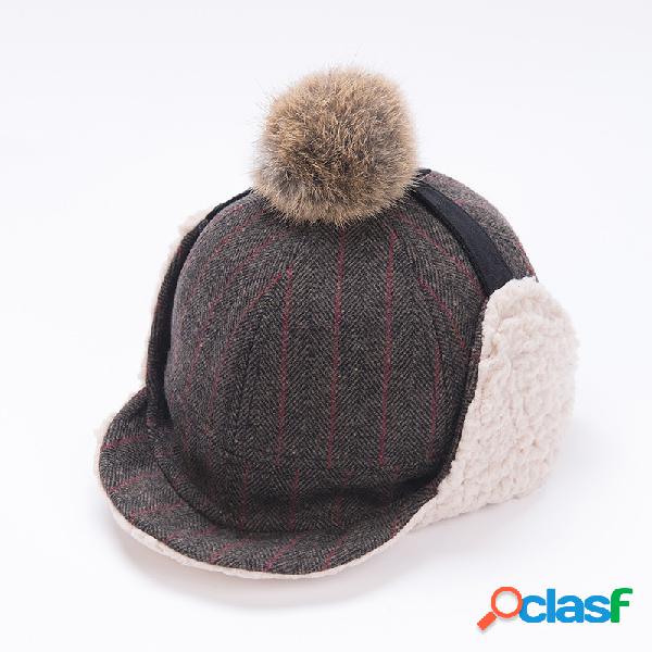 Velo grosso morno dentro do gorro dos gorros Chapéu do