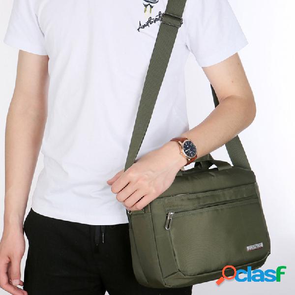 Waterproof Nylon Negócios Cusual Ombro Bolsa Pasta