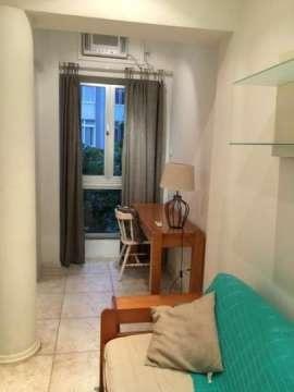 Apartamento de frente mobiliado 1Qto Copacabana