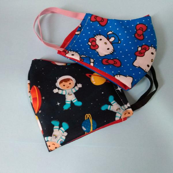Kit máscara infantil