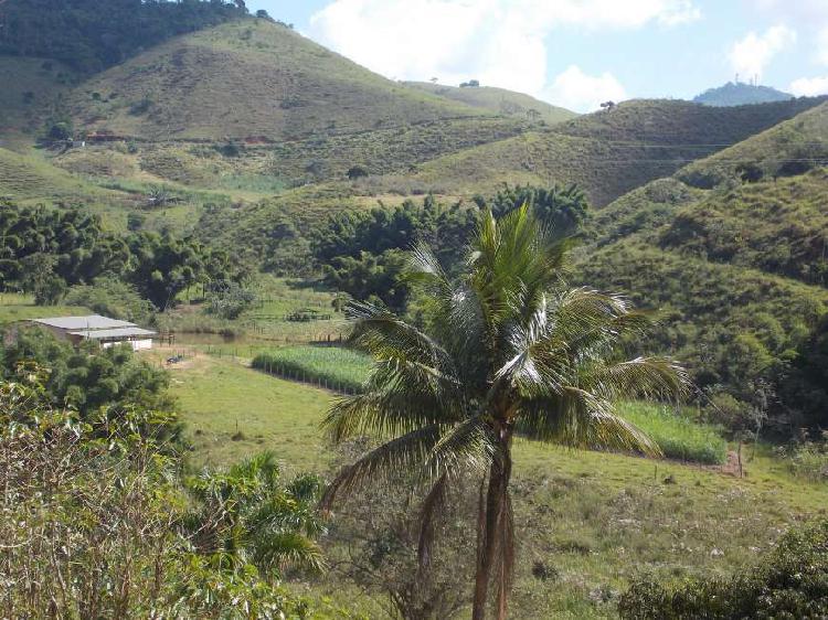 Sítio com 12 alqueires mineiros, água em abundância