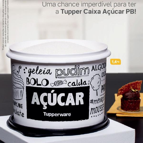 Tupperware para armazenar açúcar