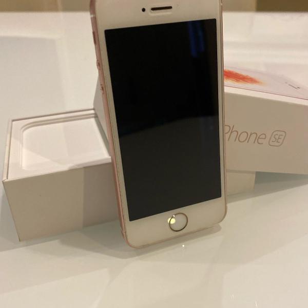 apple iphone se rosê 64gb anatel