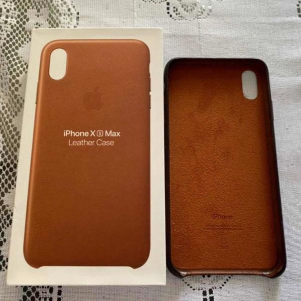apple leather case iphone xs