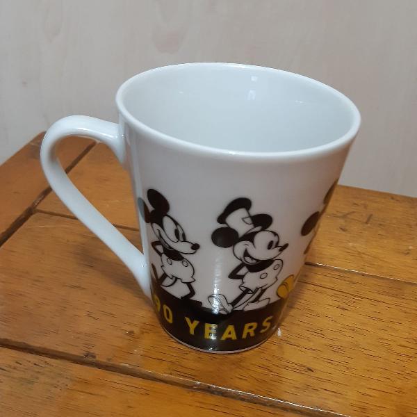 caneca porcelana mickey 90 anos