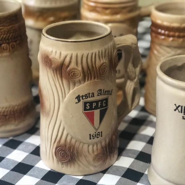 canecas de chopp - relíquias originais são paulo futebol