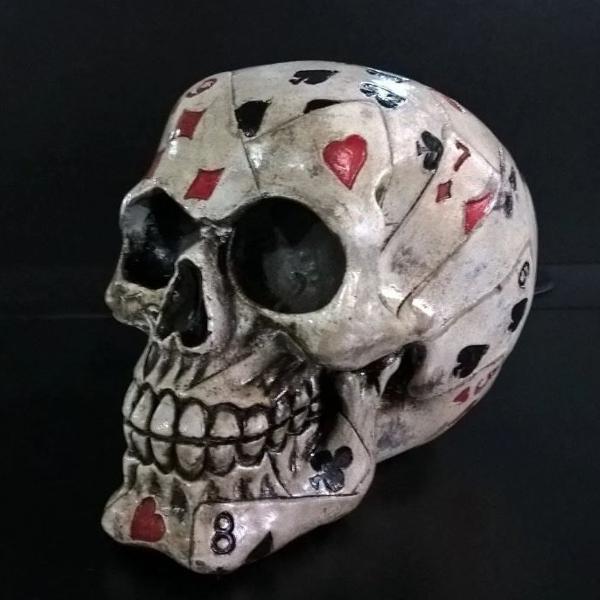 cranio caveira poker cartas nipe de baralho
