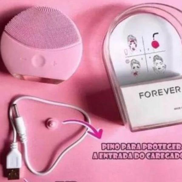 esponja elétrica forever rosa bb nova sem uso