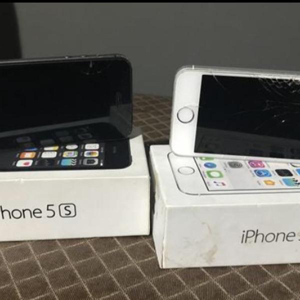 iphone 5s branco/preto vendo os dois