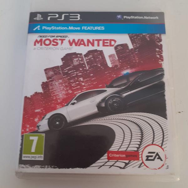 jogo need for speed most wanted para plastation 3