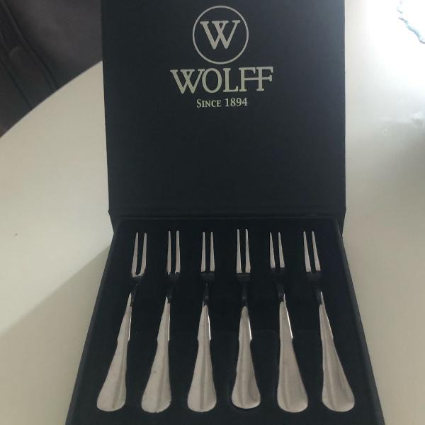 kit garfos para petisco wolff
