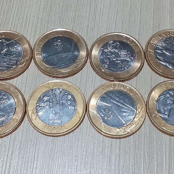 kit lindão de moedas das olimpíadas do Rio 2016-