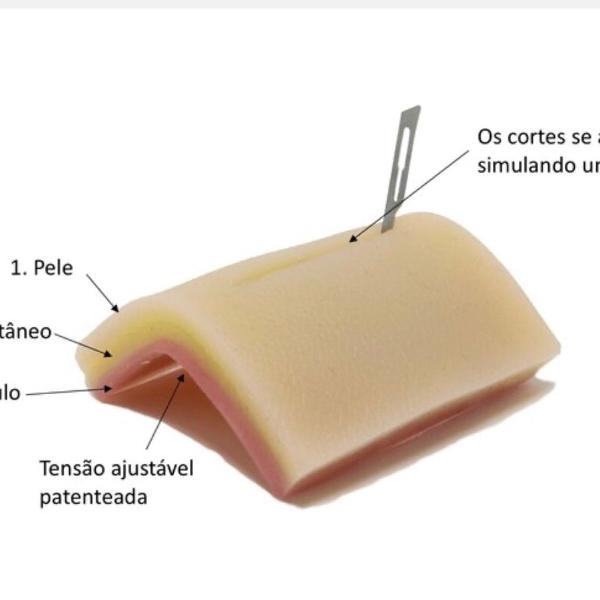 kit pele sutura artificial suture skin