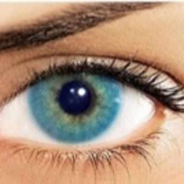 lentes de contato colorida hidrocor - cor topázio