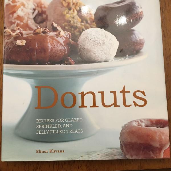 livro de receitas de donuts