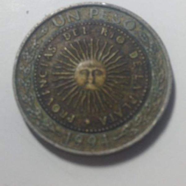 moeda um peso argentino 1994 bi metálica ler tudo r$29