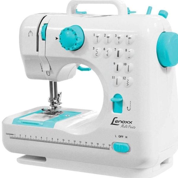 máquina de costura lenoxx multi points psm101 branca