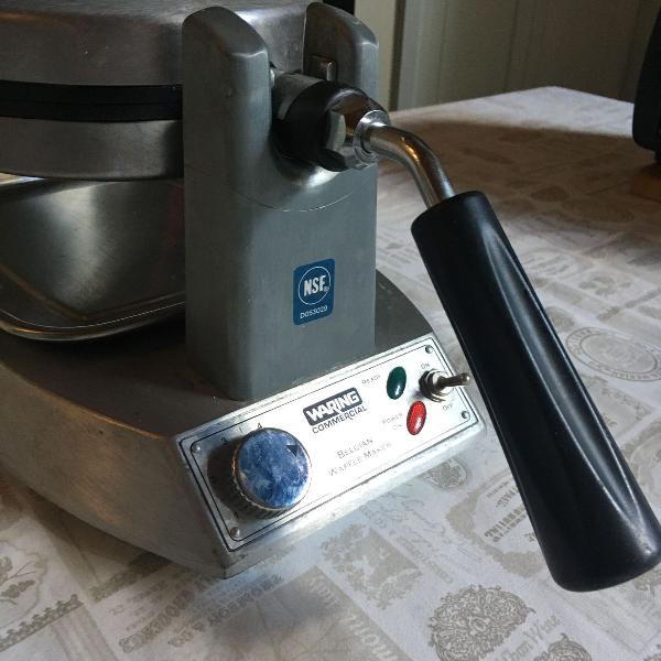 máquina de fazer waffle - waring ww150