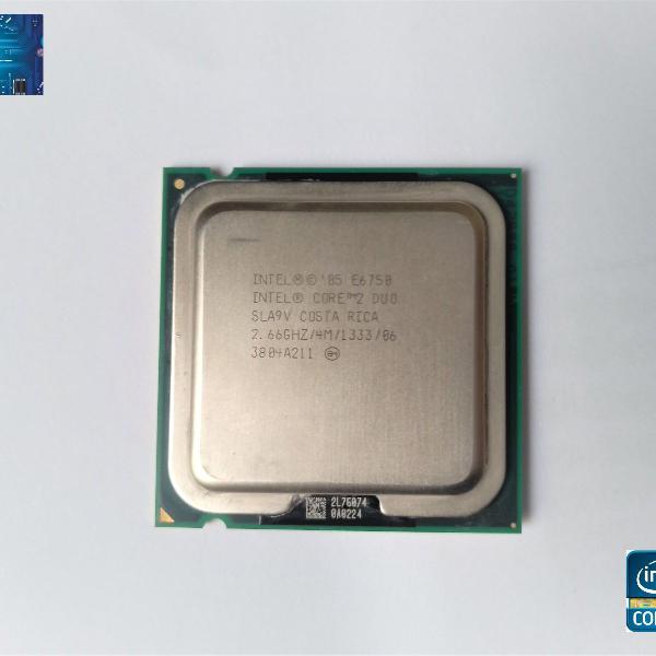 processador core 2 duo e6750 de 2,66 ghz - intel