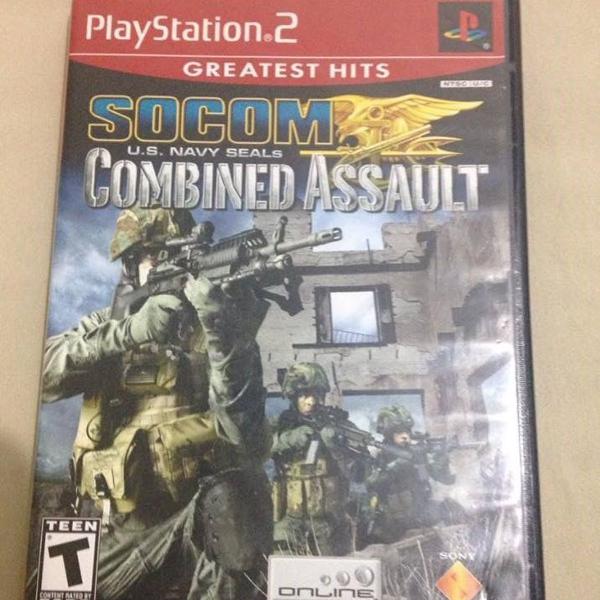 socom combined assault playstation 2 r$99