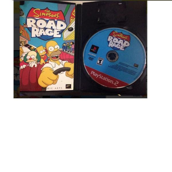 the simpsons road rage mídia física playstation 2 r$139