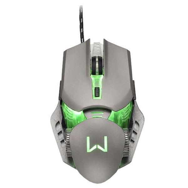 warrior keon mouse gamer 3200 dpi grafite - multilaser