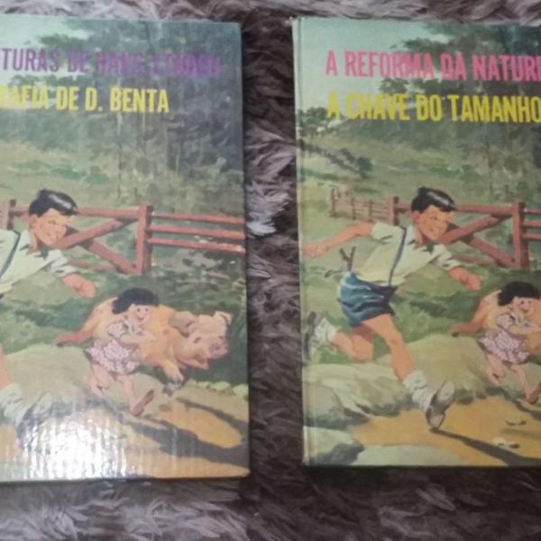 2 livros monteiro lobato sítio do picapau amarelo