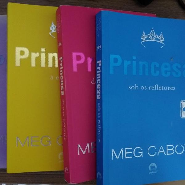 4 livros - diário da princesa: vol. 2, 3, 4 e 5