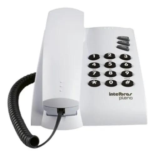 Aparelho Telefone Fixo Com Fio Intelbras Pleno Branco