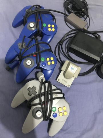 Controles originais e rumble Pak Nintendo 64 LEIA A