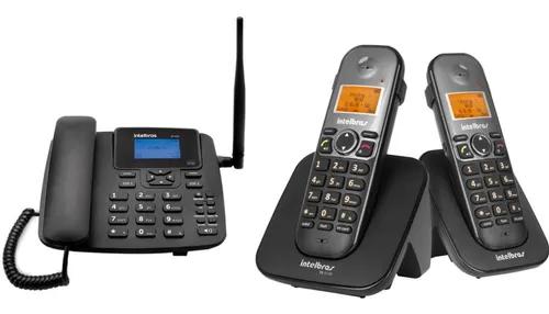 Kit Telefone Intelbras Ts 5122 + Cf 4202 Rural