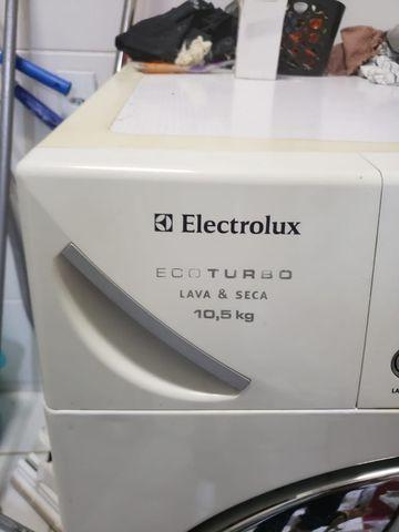 Lavadora e Secadora Eletrolux Ecoturbo 10,5kg (funcionando)