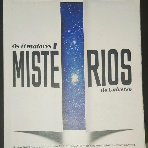Livro - "Os 11 maiores mistérios do universo" - Reinaldo