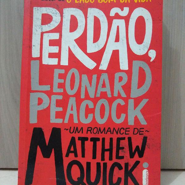 Livro: Perdão Leonard Peacock, por Matthew Quick.