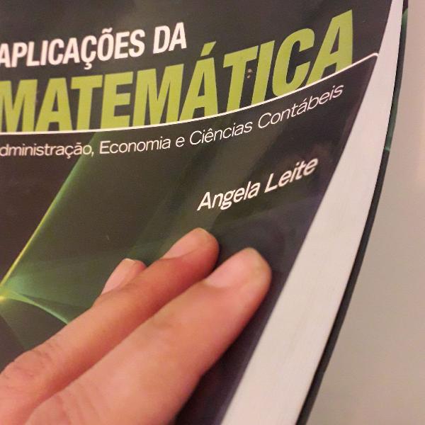 Livro aplicações da Matemática.