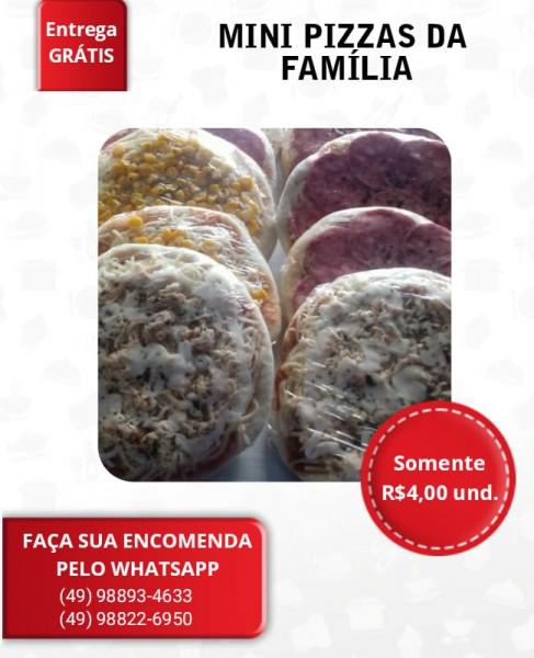 MINI PIZZAS DA FAMÍLIA