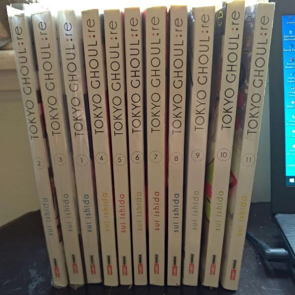 Mangás Tokyo Ghoul: Re diversos volumes 1-11
