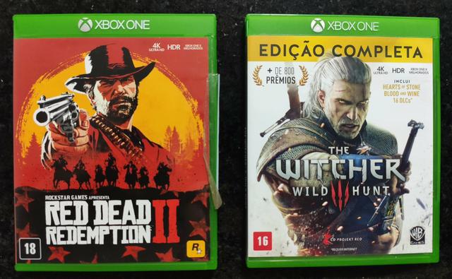 Red Dead Redemption 2 e The Witcher Complete Edition